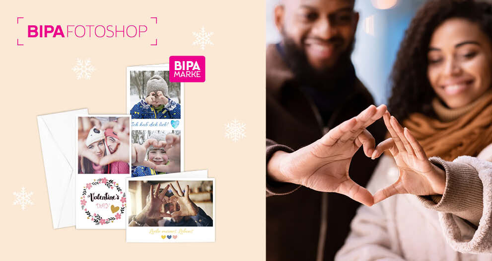 Personalisierte Grußkarten mit Fotos – individuelle Fotokarten für besondere Anlässe wie Valentinstag.